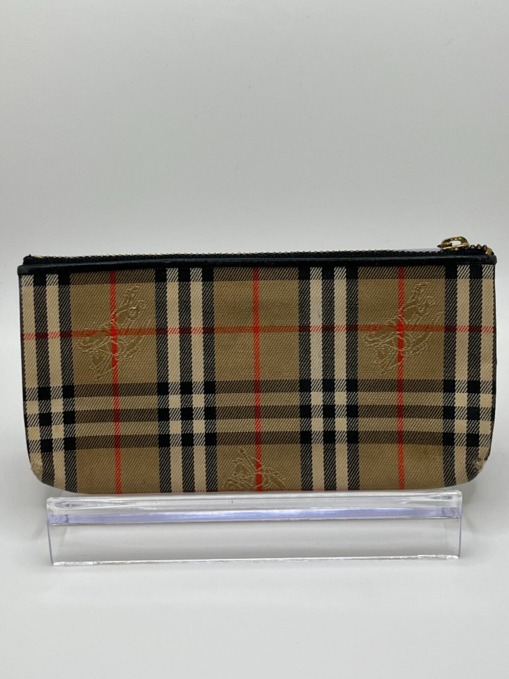 Burberry Haymarket Check Zippered Pouch - Picture 2 of 12